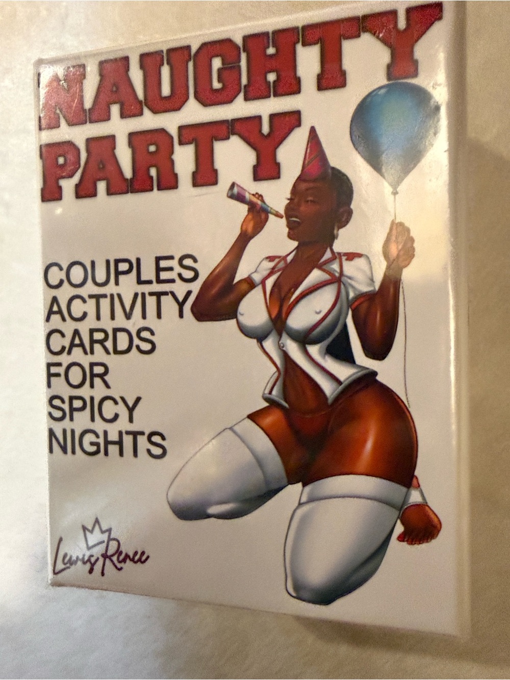 Couples Activity Cards - White & Red